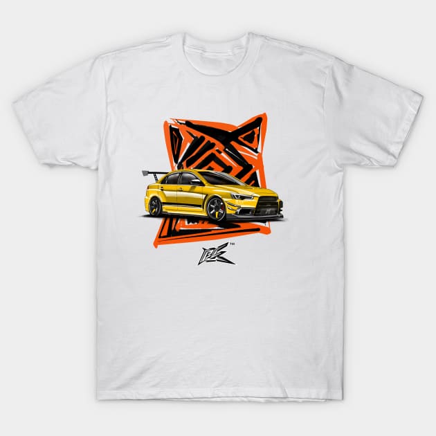 mitsubishi evolution X T-Shirt by naquash